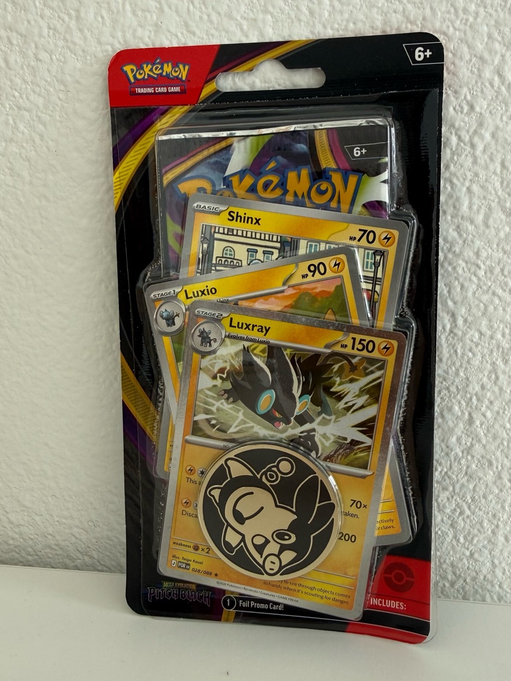 Pokémon TCG Pitch Black Luxray 3 Promo Blister Pack